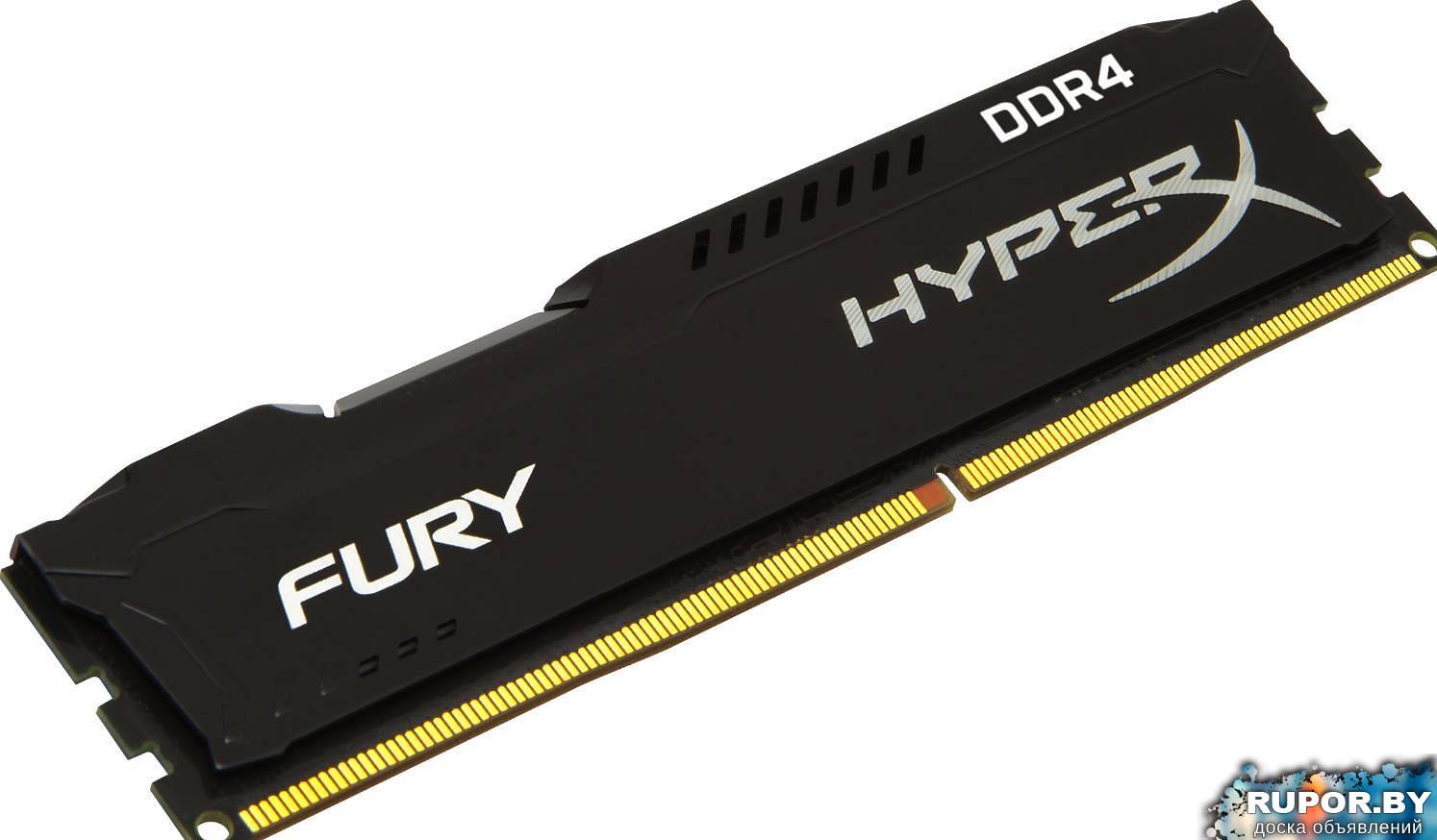 Оперативная память HyperX Fury Black - 1 модуль на 8 Гб - 0