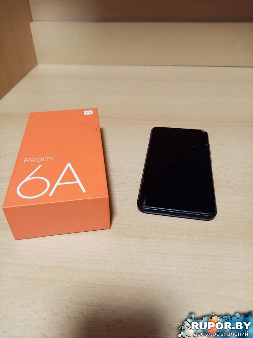 Смартфон Xiaomi Redmi 6A 2GB/16GB (чёрный) - 0